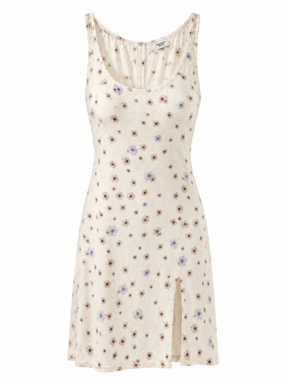 Aritzia Sunday Best Cream Ditsy Floral Tank Dress S